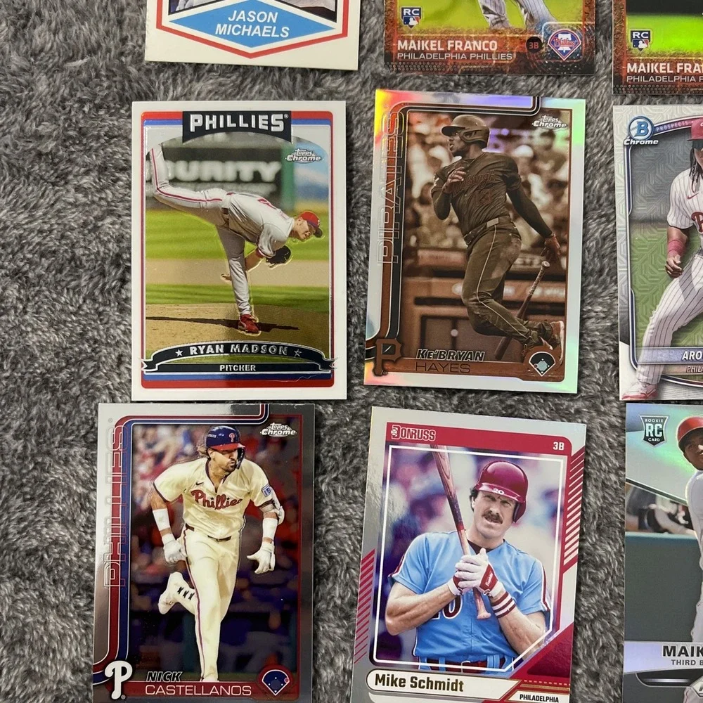 Philadelphia‎ Phillies Baseball 29 Card Lot - Rookies, Stars, Inserts, Parallels